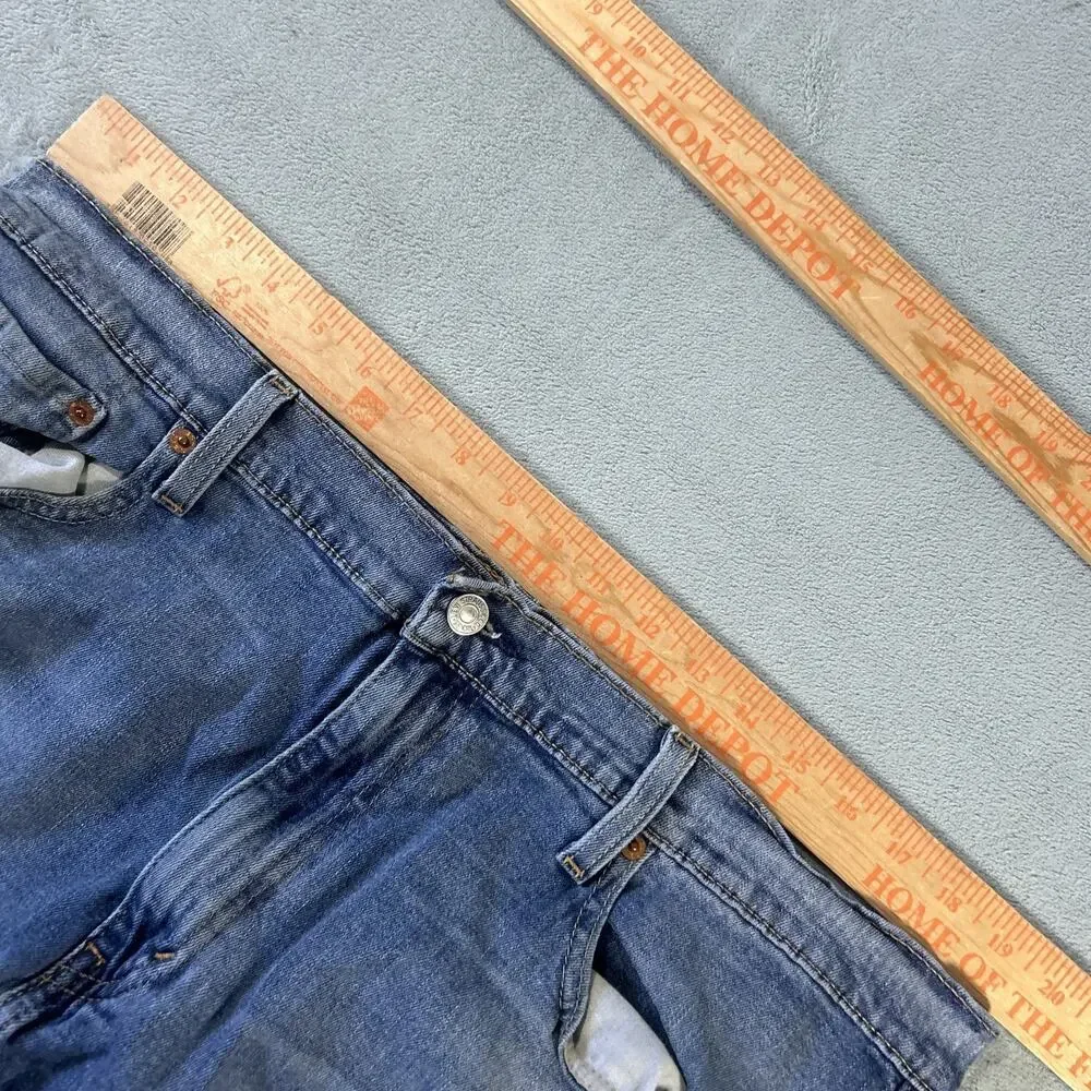 Y2k 2000s Levis 512 Straight Leg Jeans Mens 38x30 Classic Pants